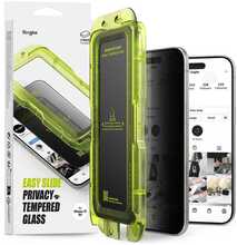 Privaatse ekraaniga kaitseklaas Ringke Easy Slide 2-pack, Apple iPhone 17 Air, must