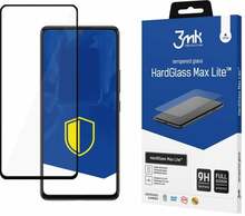 Kaitseklaas 3MK HardGlass Max Lite, Samsung Galaxy A53 5G, must, 9H