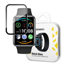 Kaitseklaas Wozinsky Full Glue, Huawei Watch Fit 2, 9H, must raam