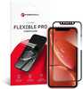Ekraanikaitseklaas Forcell Flexible Nano Glass 5D, iPhone Xr/11, must