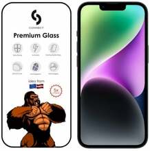 Kaitseklaas Connect 3D Corning Gorilla Glass 5X, Apple iPhone 13/14, must