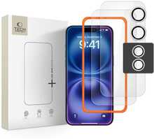 Kaitseklaas Tech-Protect Easy Set+, Apple iPhone 17, 3tk, läbipaistev