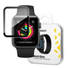 Hübriidkaitseklaas Wozinsky Watch Glass, Apple Watch 38mm, must