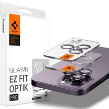Kaamera kaitseklaas Spigen Optik.TR EZ Fit, Apple iPhone 14 Pro/Pro Max, lilla, 2 tk
