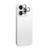 Alumiinium 3 objektiivi kaitseklaas koos kaamera objektiivi raamiga AmazingThing AR, Apple iPhone 16 Pro/16 Pro Max, hõbe