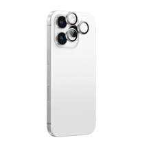 Alumiinium 3 objektiivi kaitseklaas koos kaamera objektiivi raamiga AmazingThing AR, Apple iPhone 16 Pro/16 Pro Max, hõbe