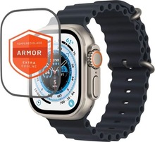 Karastatud kaitseklaas Fixed Armor, Apple Watch Ultra 49mm/Ultra 2 49mm, must