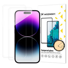 Kaitseklaas Wozinsky Tempered Glass 2-Pack, iPhone 17 Pro Max / 16 Pro Max