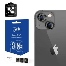 Kaamera kaitseklaas 3MK Lens Protection Pro, Apple iPhone 14, must, 9H