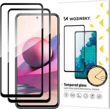 Kaitseklaas Wozinsky 5D Full Glue, Xiaomi Redmi Note 10/10S/11/11S, 2tk