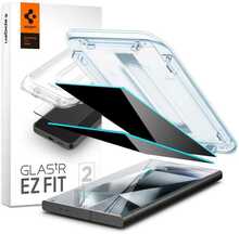 Kaitseklaas Spigen Glas.tR EZ Fit Privacy, Samsung Galaxy S24 Ultra, 2 tk