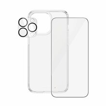 PanzerGlass 3-in-1 komplekt, Apple iPhone 15 Pro Max, läbipaistev ümbris + kaitsekile + kaamera kate