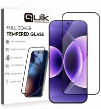 Telefoni kaitseklaas Quik Full Cover Tempered Glass, Xiaomi 17 Pro Max, 6.9, 9H