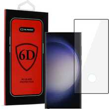 Kaitseklaas Full Glue 6D, Samsung Galaxy S23 Ultra, must, TEL Protect/TOPT