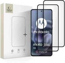 Karastatud kaitseklaas Tech-Protect Glass Fit+ 2 tk, Motorola Moto G86 5G / G86 5G Power, must