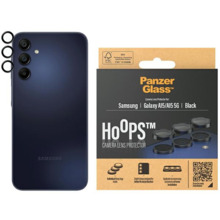 Kaamera kaitserõngas PanzerGlass Hoops 5D, Samsung Galaxy A15, 4G/5G, must