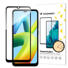 Kaitseklaas Wozinsky Full Glue, Xiaomi Redmi A1+, 9H, musta raamiga