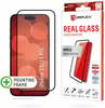 Ekraanikaitseklaas Displex Real 3D, Black, Apple iPhone 15/15 Pro