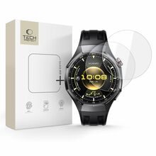 Kaitseklaas Tech-Protect Glass Fit+ 2-pack, Huawei Watch GT 6 Pro 46mm, läbipaistev