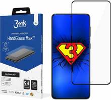 Telefoni kaitseklaas 3MK HardGlass Max, Samsung Galaxy S22 Plus, Black, 9H