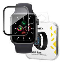 Kella kaitseklaas Wozinsky Watch Glass Hybrid Glass, Apple Watch 40mm, must