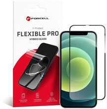 Ekraanikaitseklaas Forcell Flexible Nano Glass 5D, iPhone 12/12 Pro, must