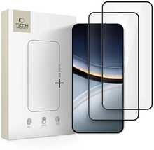 Kaitseklaas Tech-Protect Glass Fit+, Xiaomi Poco F7 5G, 2tk, must