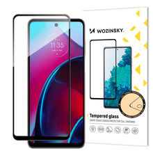 Karastatud kaitseklaas Wozinsky Full Glue, Motorola Moto G Stylus 2022, 9H, must raam