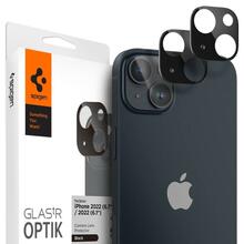 Kamerakaitse Spigen Optik, iPhone 14/14 Plus, 2tk, must