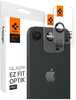 Kaamera kaitseklaas Spigen Optik Pro Glas.TR EZ Fit, iPhone 16e, must, 2 tk