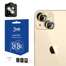 Kaamera kaitseklaas 3MK Lens Protection Pro, kollane, 7H, 1 tk