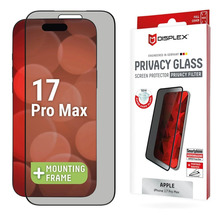Privaatsusfilter Displex Full Cover 3D, Apple iPhone 17 Pro Max, must