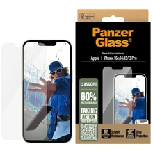 Ekraanikaitseklaas PanzerGlass Classic Fit, Apple iPhone 16e, läbipaistev