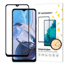 Kaitseklaas Wozinsky Full Glue, Motorola Moto E22i/E22, must