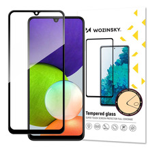 Kaitseklaas Wozinsky Full Glue Super Tough, Samsung Galaxy A22 4G, must
