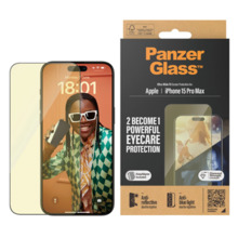 Ekraanikaitseklaas PanzerGlass Eyecare, Apple iPhone 15 Pro Max, 2816