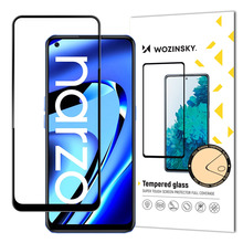 Kaitseklaas Wozinsky Full Glue, Realme Narzo 50A, must