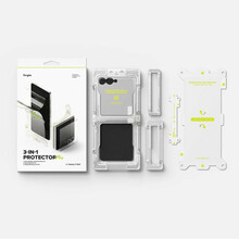 Kaitsekomplekt Ringke Protector Pro 3-in-1, Samsung Galaxy Z Flip 7, läbipaistev