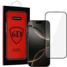 Kaitseklaas Full Glue 6D, Apple iPhone 16 Pro Max, must, TOPT