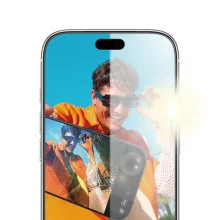Ekraanikaitseklaas PanzerGlass PG Anti-Reflective Armor, iPhone 15 Pro Max