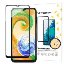 Karastatud klaas Wozinsky 9H, Samsung Galaxy A04s, must Full Glue raam