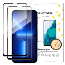 Kaitseklaasid Wozinsky, Full Glue, iPhone 14 Max / 13 Pro Max, 2tk, must