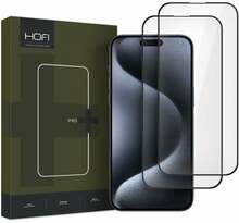 Kaitseklaas HOFI Glass Pro+, iPhone 16 Pro Max, must, 2 tk