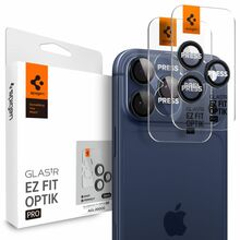 Kaamera kaitse Spigen Optik.tR EZ Fit Titanium Blue, iPhone 14 Pro/Pro Max/15 Pro/15 Pro Max, 2 tk