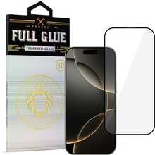 Kaitseklaas HARD Full Glue 5D, Apple iPhone 16 Pro Max, must, Topt