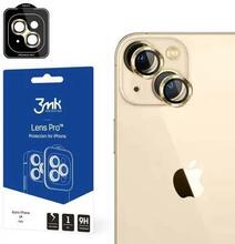 Kaamera kaitseklaas 3MK Lens Protection Pro, Apple iPhone 14, 9H, kuldne