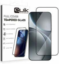 Telefoni kaitseklaas Quik Full Cover Tempered Glass, Oppo Find X9 Pro, 6.78, 9H