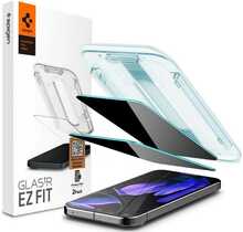 Kaitseklaas privaatsusfiltriga Spigen Glas.TR Ez Fit Privacy, Google Pixel 9 Pro XL, 2tk