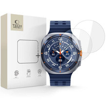 Kaitseklaas Tech-Protect Glass Fit+, Samsung Galaxy Watch Ultra 47 mm, läbipaistev, 2 tk