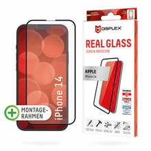 Ekraanikaitseklaas Displex Real 3D Screen Glass, Apple iPhone 13/14, must